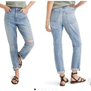 Madewell high-waist slim boyjean